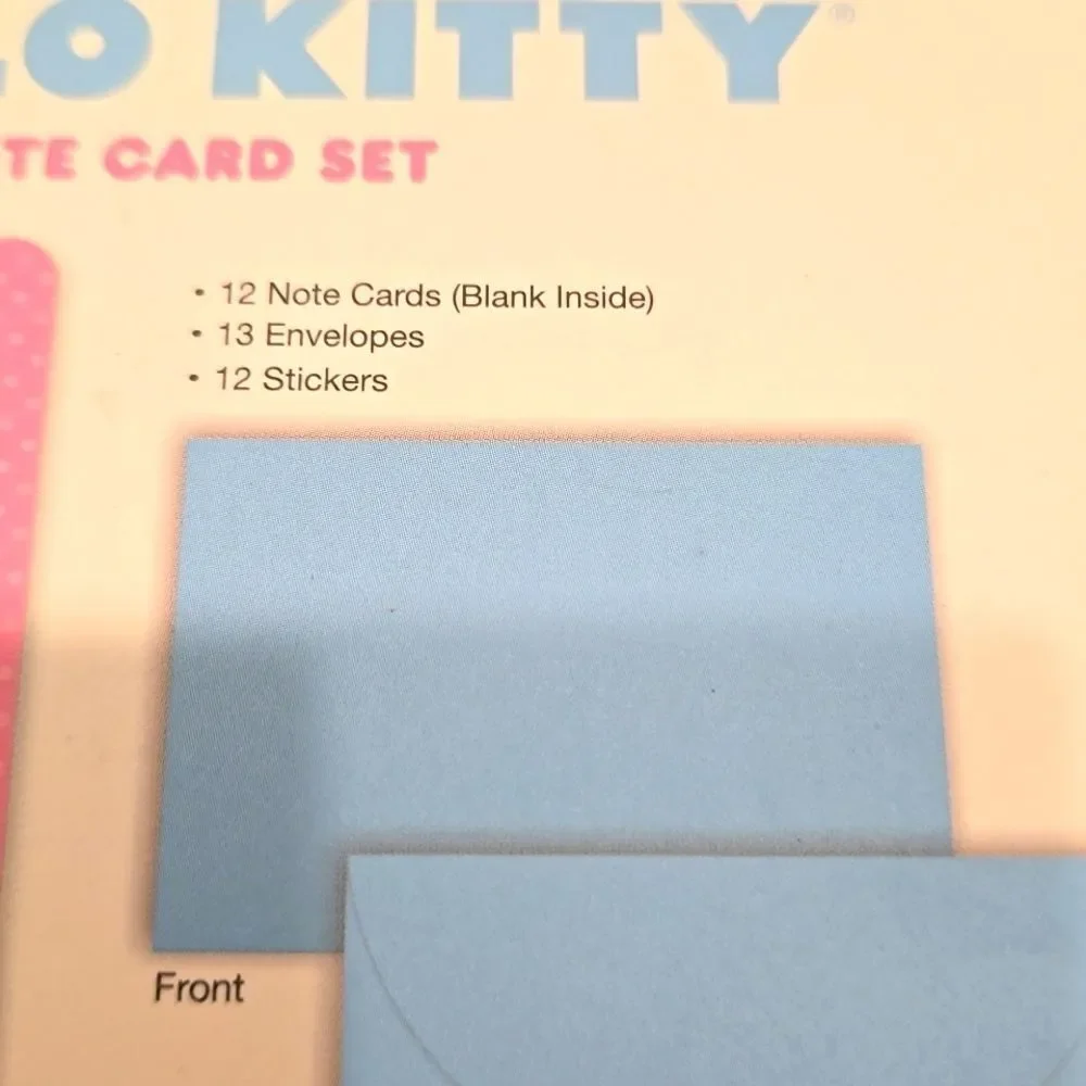 Hello Kitty Pencil Pouch, Reporter's List Pad, & Notecard Set‎